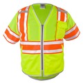 Kishigo 4X, Lime, Class 3, Premium Brilliant Series Ultimate Reflective Vest 1573-4X